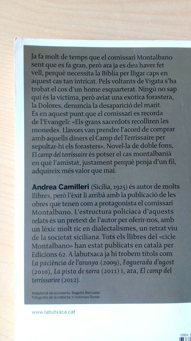 Libro: El camp del terrissaire