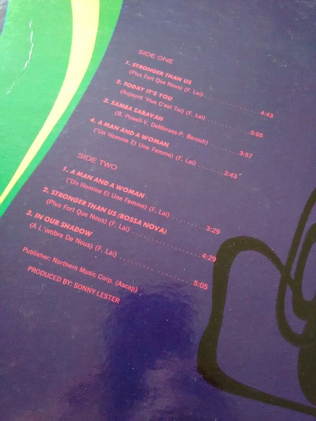 Johnny Lytle - A Man and a Woman, vinilo.