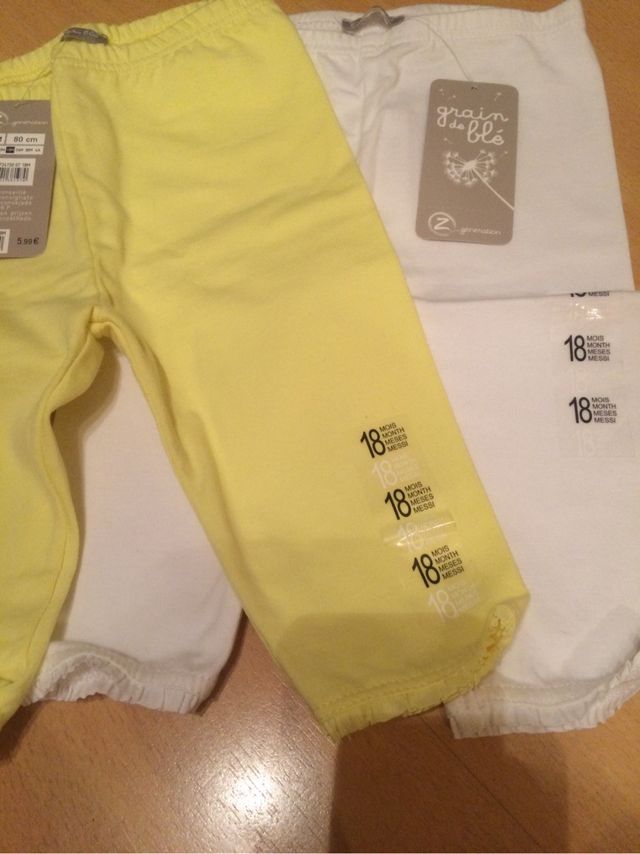 2 Leggins 18 meses NUEVO