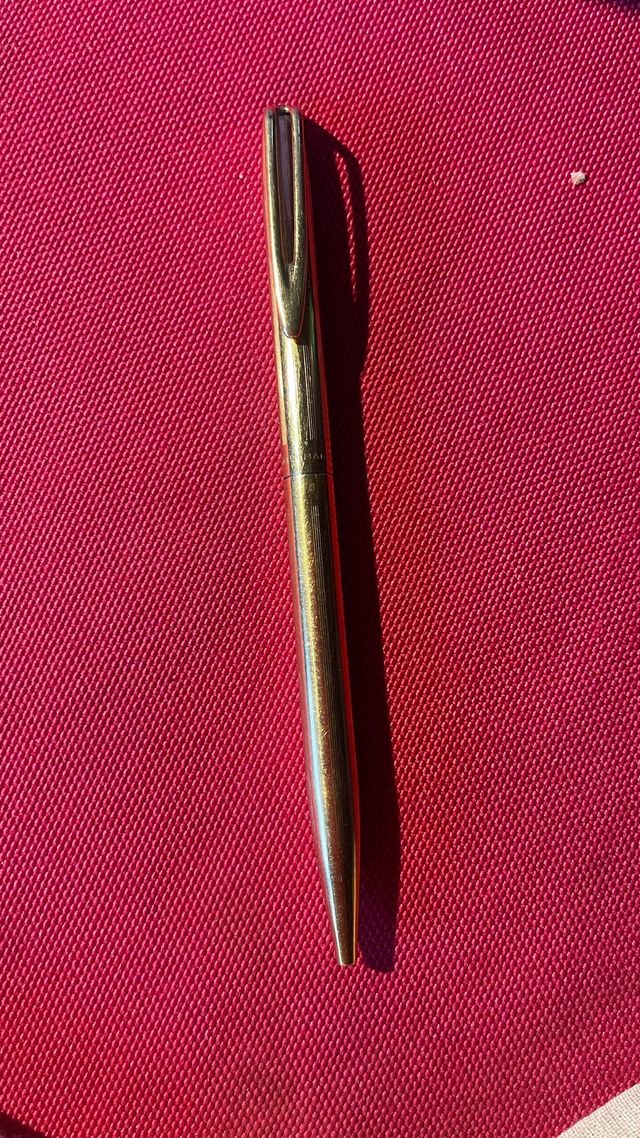 Bolígrafo waterman plaqué oro, no