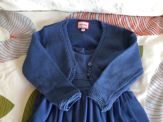 Vestido talla 2-3 ceremonia, con zapatos y chaquet