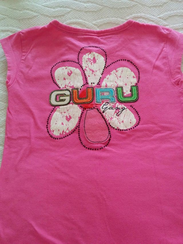 camiseta Guru rosa talla M