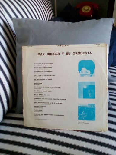 Disco vinilo Max Greger