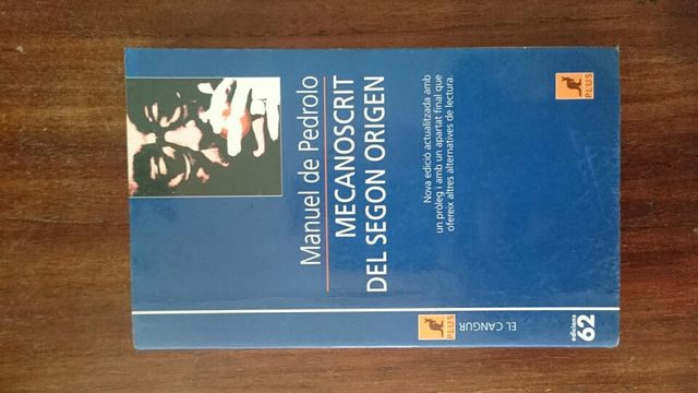 libro escolar Mecanoscrit del segon origen