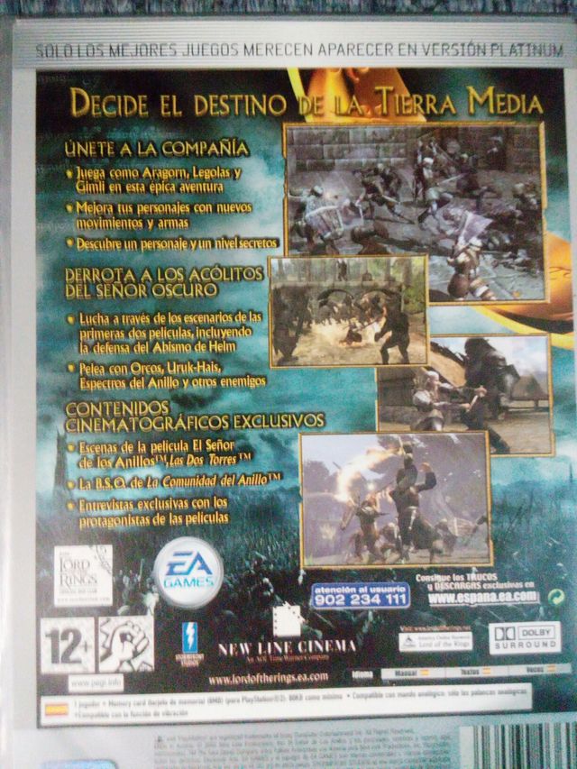 EL SEÑOR DE LOS ANILLOS-PS2-