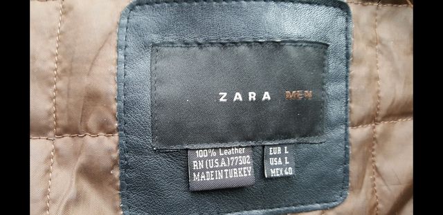 chupa de cuero talla L