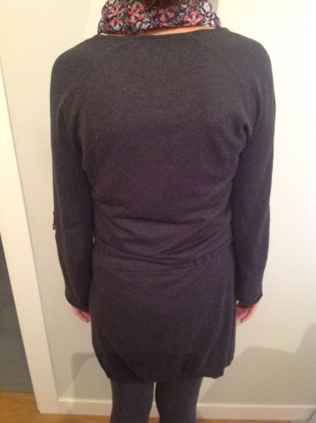 Vestido gris massimo dutti