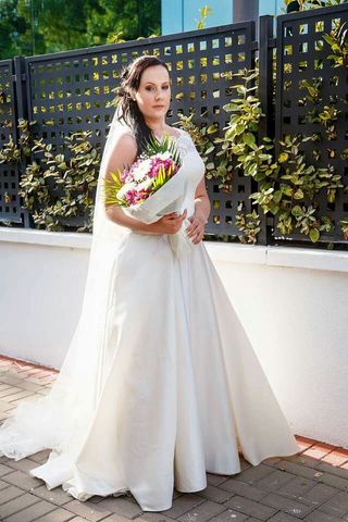 vestido de novia talla 44 de segunda mano en valencia en wallapop