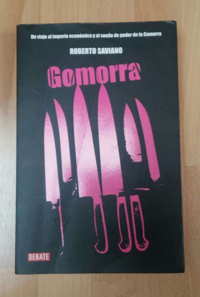 Libro Gomorra de Roberto Saviano
