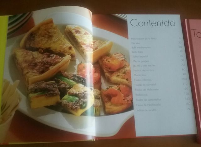 Lote de libros de cocina