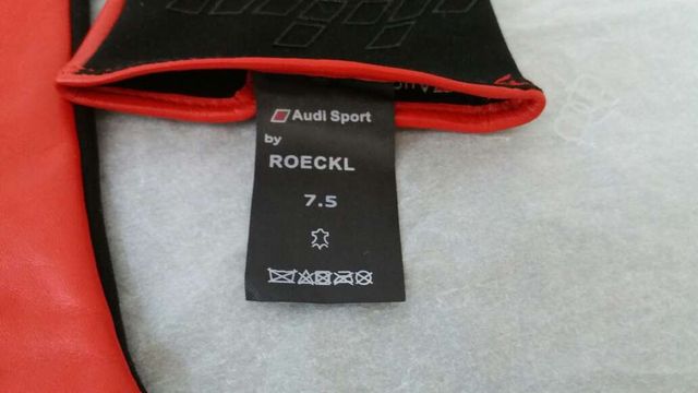 Guanti AUDI SPORT (rosso) donna