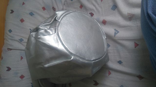 Bolso y neceser metalizados plata NUEVOS