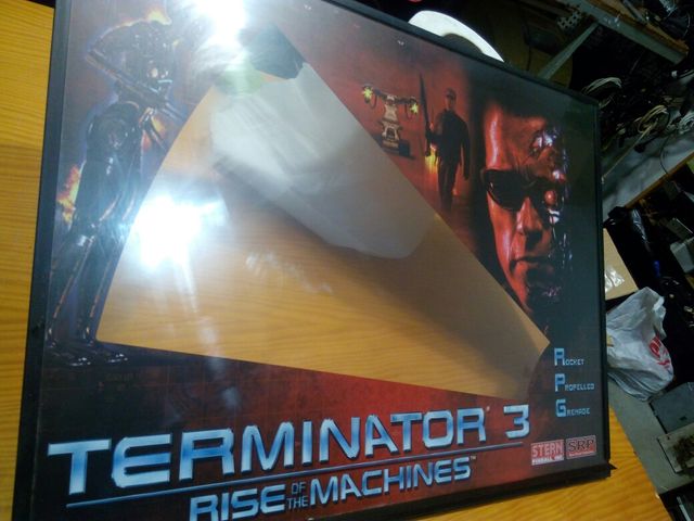 cristal backglass pinball terminator 3