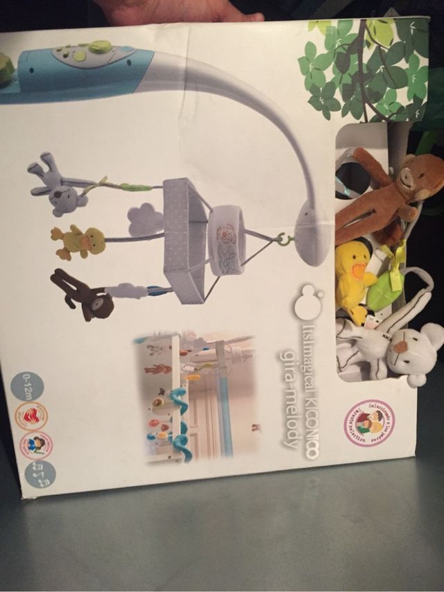 Carrusel de juguete para cuna
