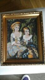 Cuadro de petit point