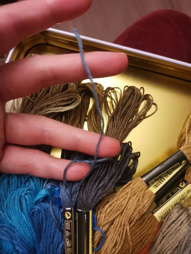 lote 34 Hilos para bordar