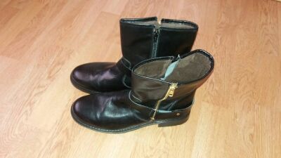 BOTAS PIEL NEGRA NUEVAS