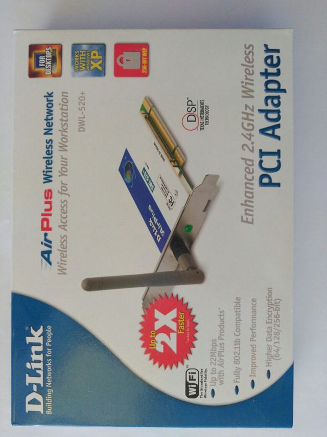 adaptador wifi pc.  dwl-520+
