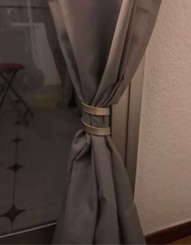 Para las cortinas