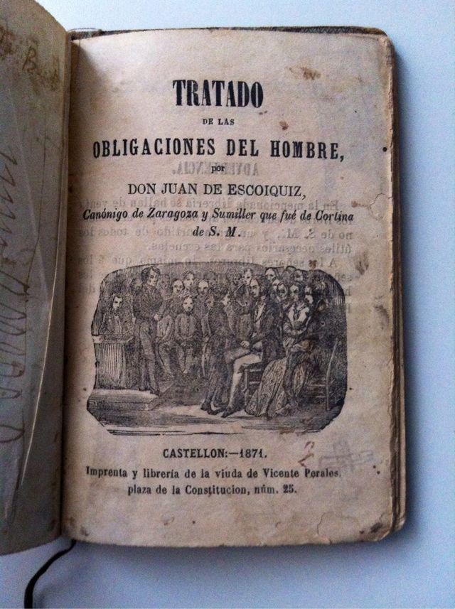 Tratado 1871 y otros libros de epoca