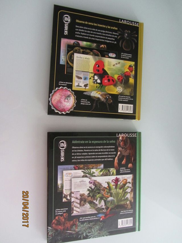 2 Libros Larousse Insiders: