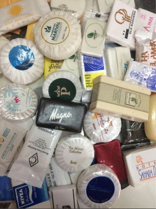 coleccion mini jabones hoteles