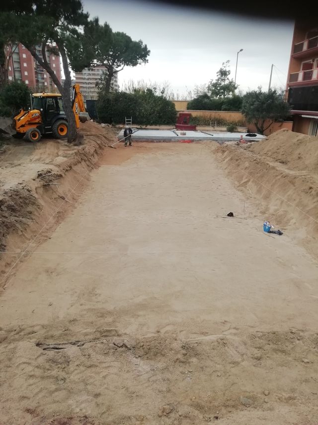 excavacions piscina en el maresme
