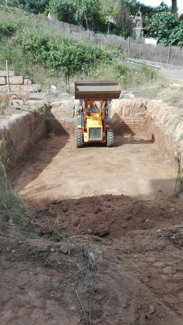 excavacions piscina en el maresme
