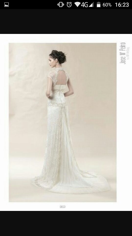 vestido de novia josé maría peiró de segunda mano por 900 € en