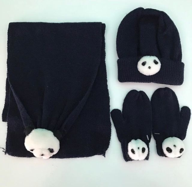 Bufanda gorro guantes 2 años NUEVO