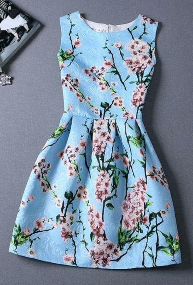 vestido flores chica