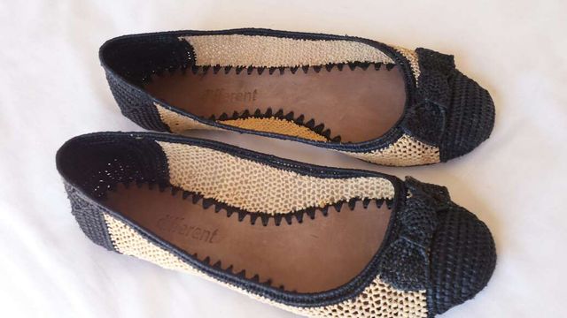 Ballerine DIFFERENT n. 38 in rafia