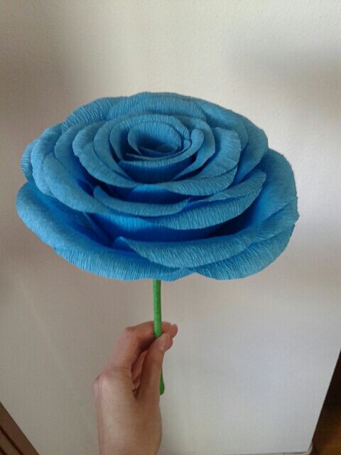 flor gigante de papel