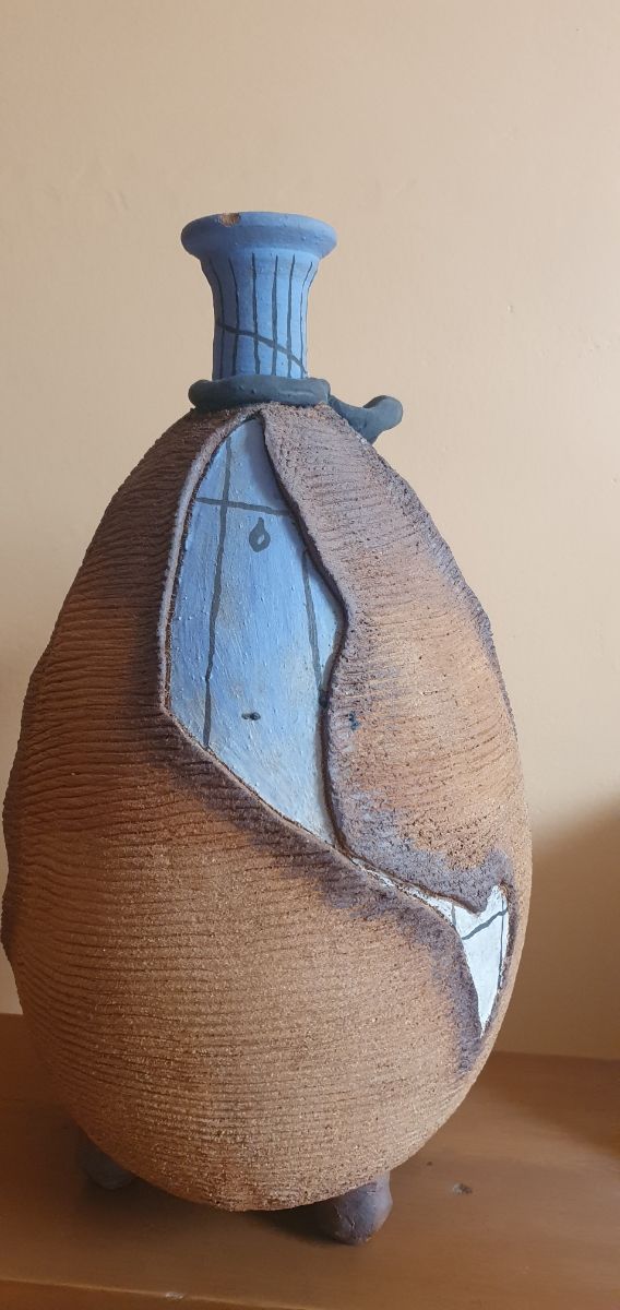 Jarrón decorativo artista nacional