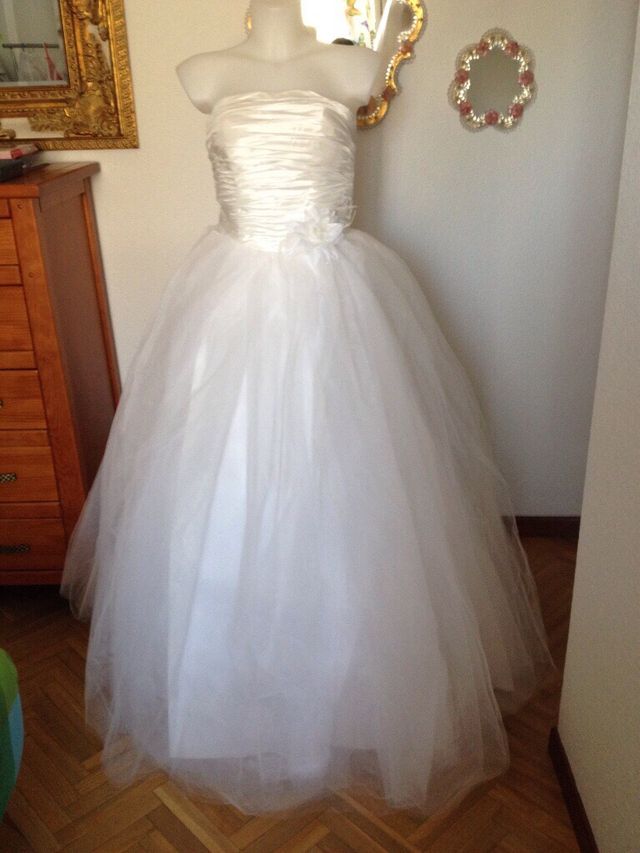 vestido de novia talla 52 de segunda mano por 150 € en centro