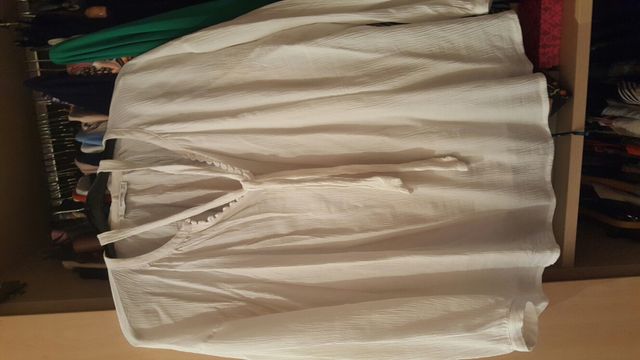 Moda Blusa primavera / OTOÑO  color blanco