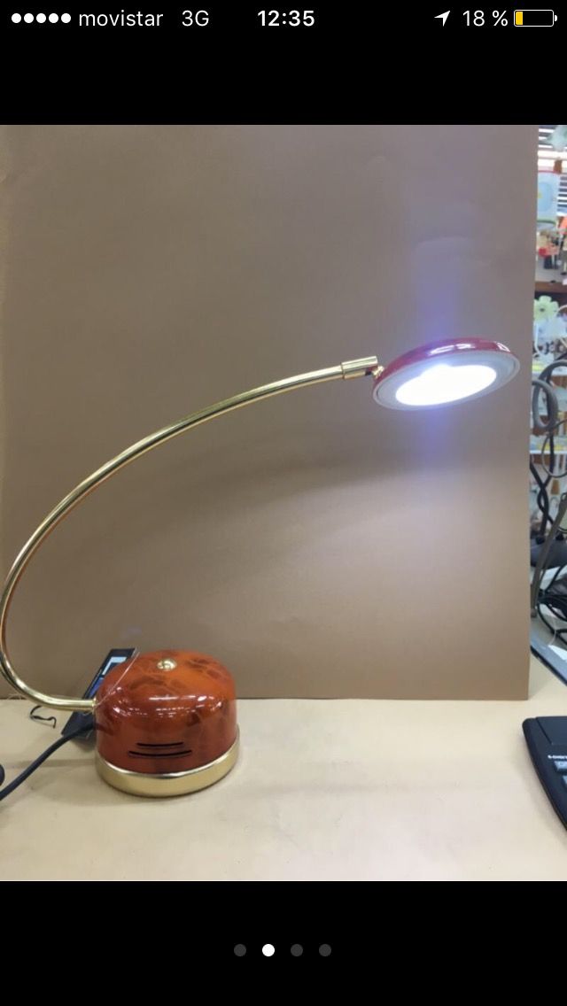 lampara de mesa flexo