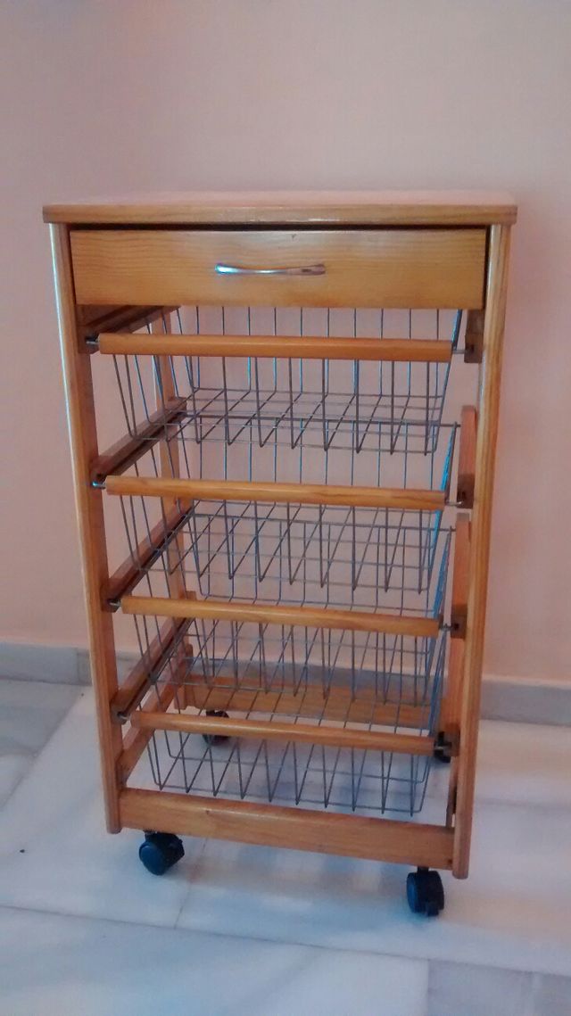 Mesa Verdulero de cocina con cajones de segunda mano por 35 € en ... Mesa Verdulero de cocina con cajones de segunda mano por 35 € en ...