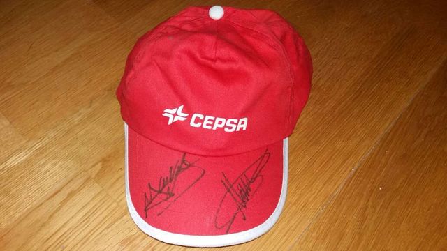 Cappello CEPSA - Autografo di Maikel Melero e Pedro Moreno