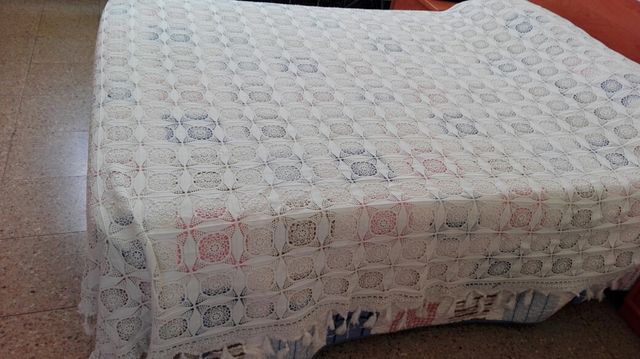 Colcha cama ganchillo