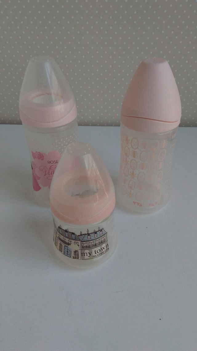 Biberones niña suavinex.