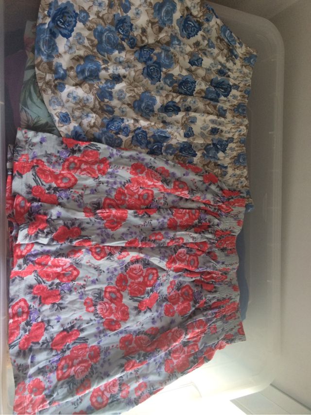 Faldas de flores lefties 