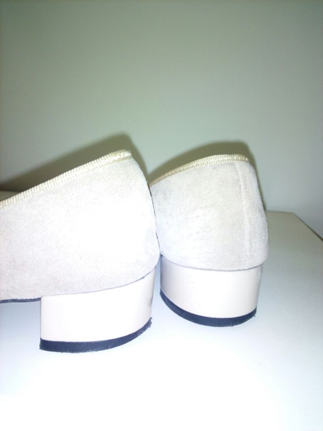 Zapatos piel y ante mujer T 35/35,5