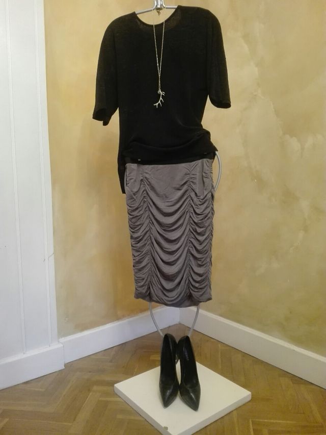 Camiseta negra manga corta