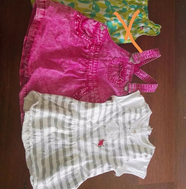 lote vestidos 12 meses niña bebe