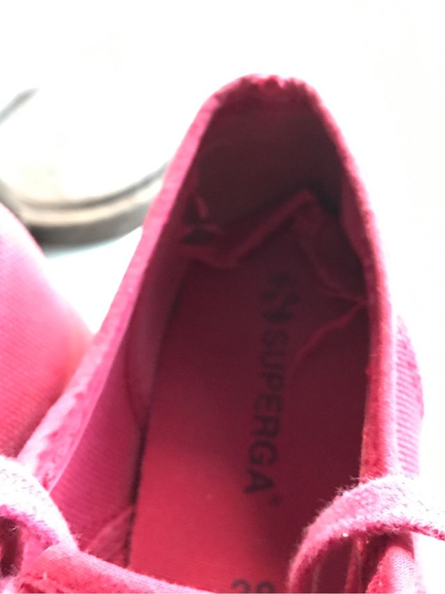 SUPERGA plataforma rojo T.38