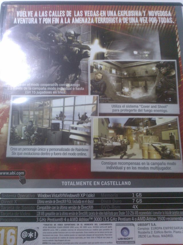 Rainbowsix Vegas 2 Tom Clancy s