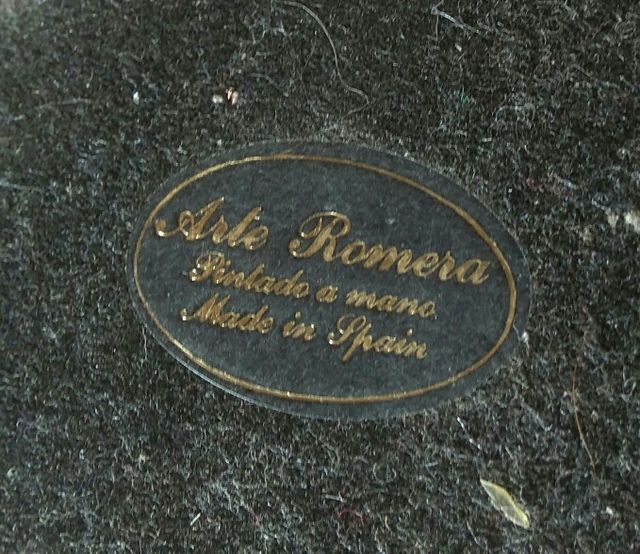 Figura escultura decorativa porcelana Arte Romera