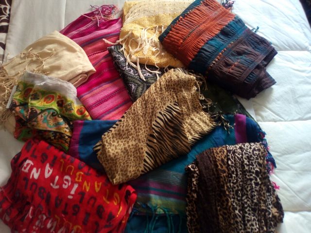 Lote 10 pañuelos para el cuello