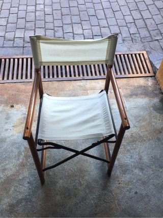 Silla director de cine de segunda mano por 20 € en Cabrils en WALLAPOP